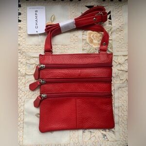 BNWT Genuine Leather crossbody bag ( made in India)